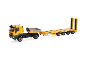 HER320948 - Camion avec porte-engin 4 essieux GOLLER BOGL – IVECO trakker 4x2