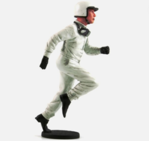 FLM118053-D1 - Pilote Jim figurine sur le départ casque blanc