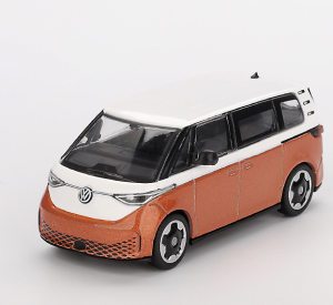 MGT01061-L - Voiture de 2024 de couleur blanc et orange - VOLKSWAGEN ID.BUZZ Caravelle Candy – Energetic