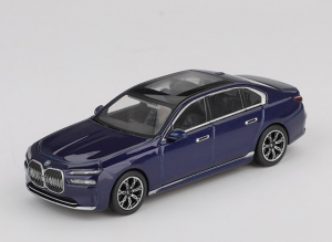 MGT01111-L - Voiture de 2022 de couleur bleu métallisé - BMW I7 XDrive60 Tanzanite
