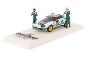 IXOSPRM001-76 - Voiture avec figurine du rallye de Monte Carlo 1976 N°10 -LANCIA Stratos HF