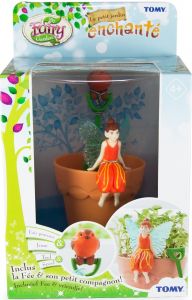 TE72911O - Set du petit jardin enchanté contient une Fée HOPE de couleur orange