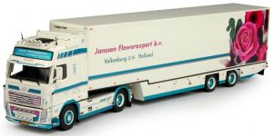 Camion VOLVO FH13 GL 4x2 avec remorque 2 Essieux "Janssen Flowerexport"