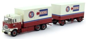 Camion 6x4 porteur fourgon MACK F700 avec remorque aux couleurs des transports BOERS