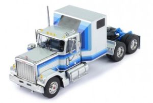 Camion solo de couleur gris et bleu – GMC général de 1980