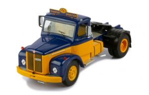 IXOTR122 - Camion solo de 1953 couleur bleu et jaune – SCANIA 110 super 4x2