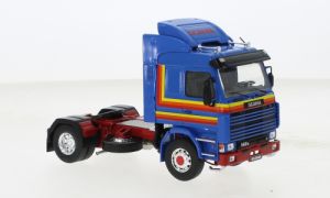 Camion solo de 1981 couleur bleu – SCANIA 142M 4x2