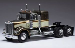 Camion de 1990 couleur marron et beige – KENWORTH W 900 6x4