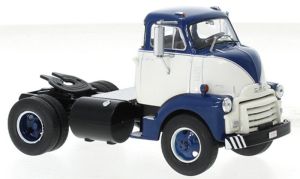 IXOTR150.22 - Camion solo de 1954 couleur blanc et bleu - GMC 950 COE 4x2