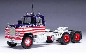 IXOTR178.22 - Camion solo de 1966 couleur bleu et rouge – MACK R-Serie 6x4