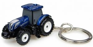 Porte clés avec tracteur NEW HOLLAND T7 225 blue Power