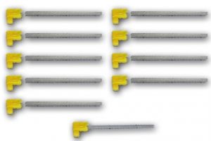 Lot de 10 tendeurs jaune eluxe pour jumelage UM150-UM151