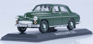 MAGLCWARS223 - Voiture berline soviétique 4 portes WARSZAWA 223 de 1962 de couleur verte vendue en blister