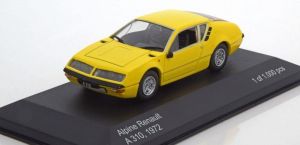 Voiture sportive ALPINE A310 1600 de 1972 de couleur  jaune
