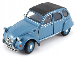 Voiture berline CITROEN 2CV de 1982 de couleur bleue