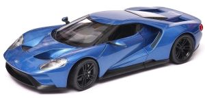 Voiture sportive FORD GT de 2017 de couleur bleue