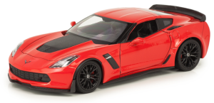 WEL24085WB - Voiture sportive CHEVROLET Corvette Z06 de 2017 de couleur rouge