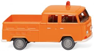 Véhicule communal - Volkswagen T2 de couleur orange