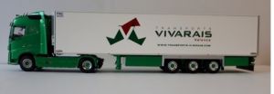 WSI01-2717 - Camion avec remorque frigorifique VOLVO FH4 GL aux couleurs du transporteur VIVARAIS