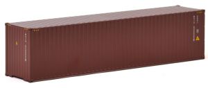 Container de couleur marron 40 Pieds