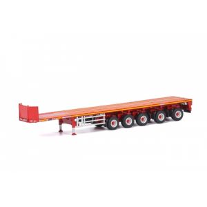 Semi plateau GOLHOFER 5 essieux