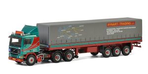 WSI01-2680 - Camion VOLVO F12 avec tautliner RYNART TRADING