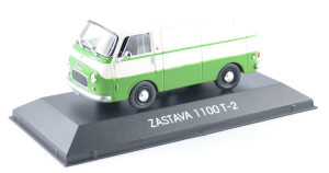 MAGLCZAS1100 - Véhicule utilitaire soviétique ZASTAVA 1100 T-2 de 1962 de couleur blanc et vert vendu en blister