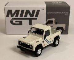 MGT00338-R - Voiture pick-up de couleur blanche - LAND ROVER Defender 90