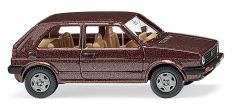 WIK004504 - Voiture de couleur marron métallisé – VW Golf II