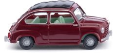 WIK009908 - Voiture de couleur rouge - FIAT 600