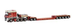 WSI01-2741 - Camion avec porteur engin du transporteur CHRIS BENNETT - MERCEDES Arocs SLT Big Space 8x4