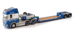 WSI01-3572 - Camion avec plateau surbaissé 2 essieux AC MEJERIMASKINER – SCANIA R HIGHLINE 6x2