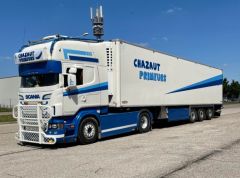 WSI01-3811 - Camion semi remorque 3 essieux CHAZAUT PRIMEURS – SCANIA R6 TOPLINE 4x2