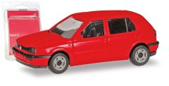 HER012355-010 - Voiture de couleur rouge - VOLKSWAGEN Golf III