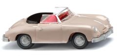 WIK016005 - Voiture cabriolet de couleur beige - PORSCHE 356