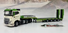WSI02-2809 - Camion avec porte engins du transporteur ECOVIE – VOLVO FH4 750 6x4