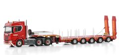 WSI02-3028 - Camion avec porte engins NOOTEBOOM - SCANIA R CR20N 6x4