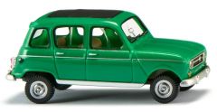 WIK022446 - Voiture de couleur verte - RENAULT R4 avec toit pliant