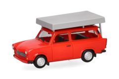 HER024181-004 - Voiture avec tente de toit couleur rouge - TRABANT 601 S Universal