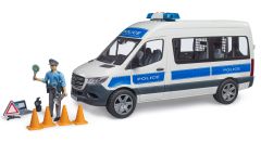 BRU2683 - Véhicule policier avec personnage et accessoires – MERCEDES Sprinter