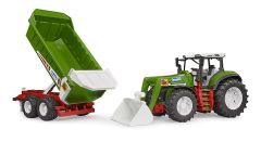 BRU3452 - Tracteur avec chargeur et remorque – Roadmax - Disponible en Juillet 2024