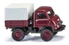 WIK036805 - Véhicule de couleur bordeaux – UNIMOG U402