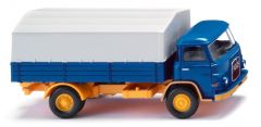 Camion porteur de couleur bleu – MAN 415 4x2