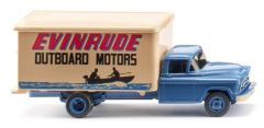 WIK044402 - Camion porteur de couleur bleu - EVINRUDE - CHEVROLET 4x2
