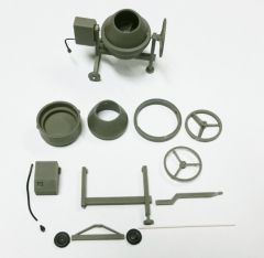 ART04850 - Accessoire pour diorama - 45x45 mm - Kit à monter et à peindre - Bétonnière