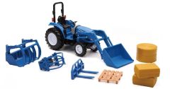 NEW05056 - Tracteur avec chargeur et accessoires – NEW HOLLAND