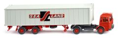 WIK052304 - Camion MAN 4X2 semi remorque 2 essieux conteneurs Sealand
