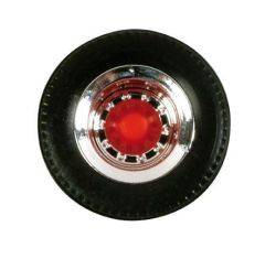 HER052610 - Accessoire pour remorque de couleur rouge et chrome - pneus et jantes - 12 jeux