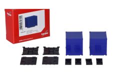 HER053594-003 - 2 Containers bleu 10 pieds avec support en kit à monter