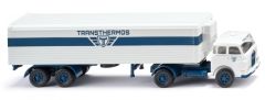 Camion avec remorque frigorifique TRANSTHERMOS  - MAN Pausbacke 4x2
